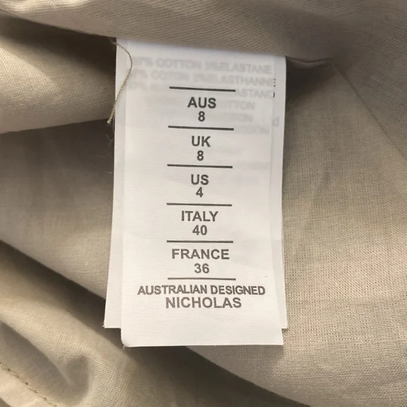 NICHOLAS Delilah Buckle Cotton Blend Twill Halter Dress. Price is firm! - Picture 15 of 16